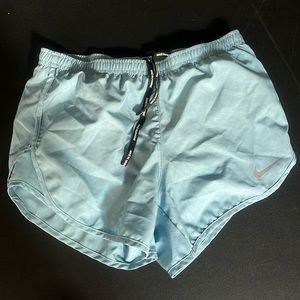 Women’s athletic blue Nike shorts